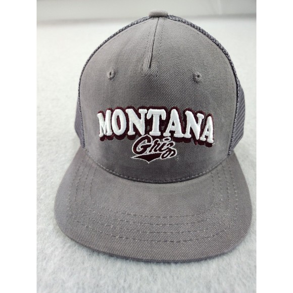 New University Of Montana Grizzlies Snapback Hat Cap Grizz Bear YOUTH Adjustable - Picture 1 of 7
